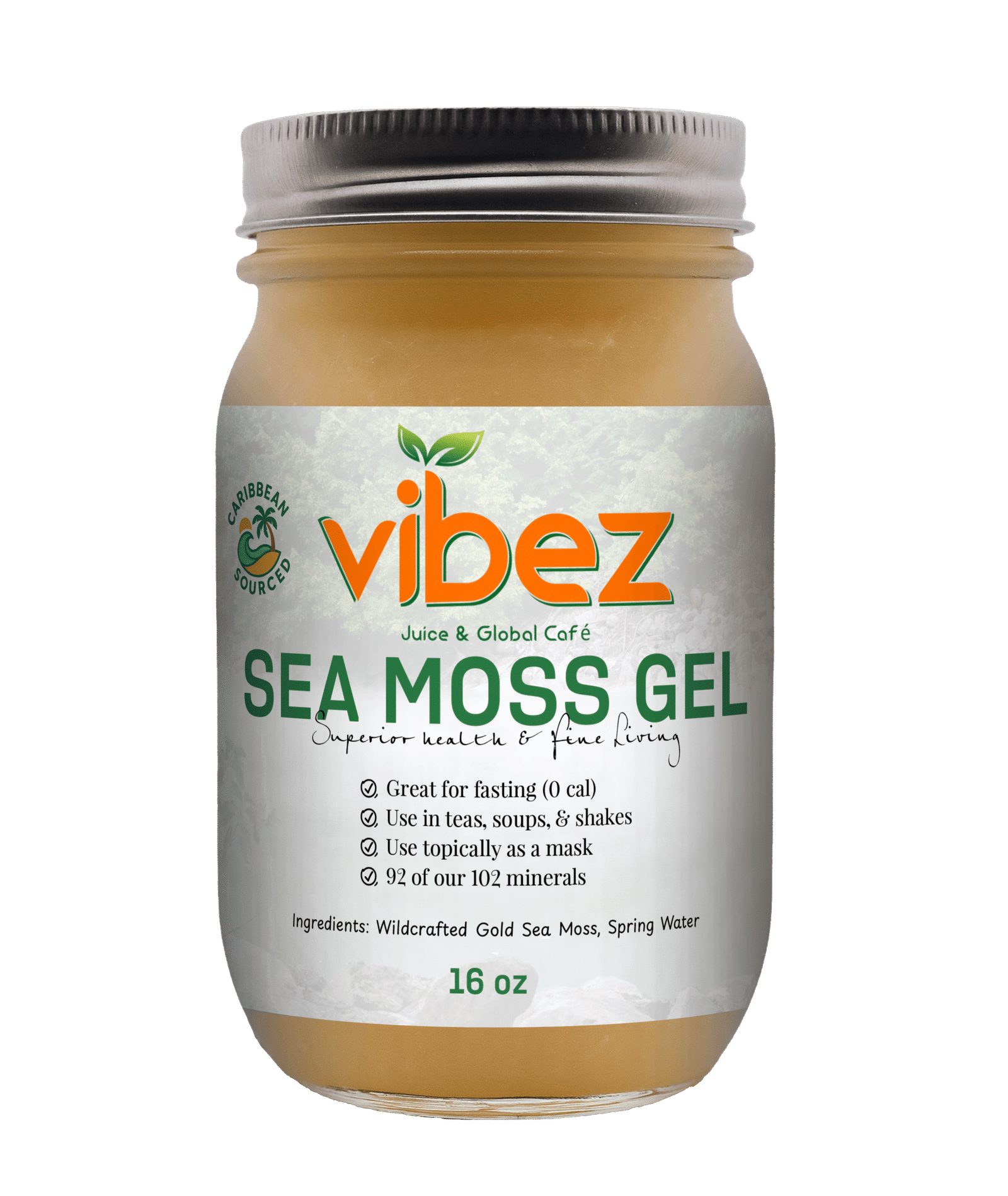 SeaMos-Gel-scaled-1.png WildCrafted SeaMoss - 16 oz Jar